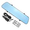 DOITOOL Wide Angle Dash Cam Mirror Rear View Mirror Camera Hd Video Recording Parking Assistance view 1