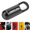Fingerprint Padlock,Led Light Biometric Keyless Security Lock,Ten Fingerprint USB Rechargeable, Emergency Unlock, Zinc Alloy (Black) view 3