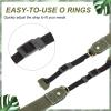 PATIKIL Camera Strap, PU Leather Adjustable Camera Neck Strap Digital Camera Shoulder Belt with Pad for Nikon Video Camcorder Monocular Photographers, Green view 4