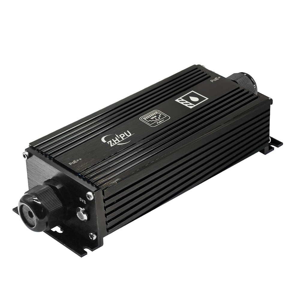 Htfoevrxs IP67 Waterproof Industrial Gigabit PoE++ Extender, 90W IEEE 802.3af/at/bt, 100M to 400M Extension via 3-Cascading, Plug & Play for Security Cameras, Outdoor & Harsh Environments