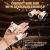 BOSTRON 3X25 Theater Glasses Binoculars Compact with Adjustable Handle & Chain Opera Glasses for Women Adults in Musical ConcertWhite view 3