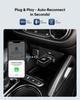 Wireless CarPlay Adapter for iPhone, Converts Factory Wired CarPlay to Wireless, Plug & Play Auto Reconnect, USB-A Dongle + USB-C Adapter, for Cars with OEM Wired CarPlay (iOS 10+, Car Model 2016+) view 4