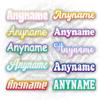 Personalized Custom Font Name Decal Waterproof Vinyl Sticker Compatible with Tumbler Cups, Laptop, Phones, RV, Boats, Helmets, Hardhats, Notebooks, and Vehicles Gifts view 1
