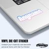 Personalized Custom Font Name Decal Waterproof Vinyl Sticker Compatible with Tumbler Cups, Laptop, Phones, RV, Boats, Helmets, Hardhats, Notebooks, and Vehicles Gifts view 3