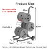 KIYILIHI Wire Spool Rack, Cable Caddy with Wheels Wire Dispenser Rack,Cable Dispenser for Cord Reels Ropes Paracord(Blue,85x55x38cm) view 2