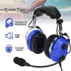 SVXSODA Aviation Headsets GA Headphone Noise Reduction for Pilot Trainees Beginner PPL Students Casual Flyers Flight Passengers Aviation Maintenance Ground Crew Flying Enthusiasts (629-A-BLUE) view 2