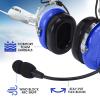 SVXSODA Aviation Headsets GA Headphone Noise Reduction for Pilot Trainees Beginner PPL Students Casual Flyers Flight Passengers Aviation Maintenance Ground Crew Flying Enthusiasts (629-A-BLUE) view 3