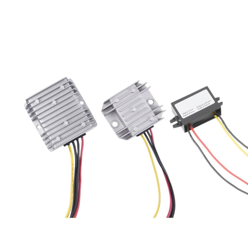1pc 8V-100V to 5V/12V DC Power Converter 2A 3A Regulator Step-Down Voltage Automotive Power Supply Moudle for Car(8-100V to 5V 3A Plas)