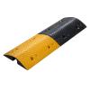 Rubber Speed Bump,1 Channel Cable Protector Ramps Traffic Speed Bumps,Modular Protective Cover 22046lbs Load Capacity for Floor Cover Trunking(Size:Size 1) (One Colo view 1