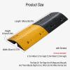 Rubber Speed Bump,1 Channel Cable Protector Ramps Traffic Speed Bumps,Modular Protective Cover 22046lbs Load Capacity for Floor Cover Trunking(Size:Size 1) (One Colo view 2