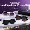 Smart AI Bluetooth Sunglasses for Women Men Translation Translator Translate Translating Headphones Audio Glasses with 150 Language & Accents UV Protection Bluetooth 5.4 Eyeglasses with Speakers view 2