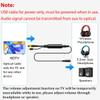 192KHz DAC Optical to 3.5mm Converter, Optical Audio Cable to AUX Adapter, Unidirectional from SPDIF Digital to Analog Converter for TV Sound Out to Speaker Headphone with AUX-in Input Jack view 4