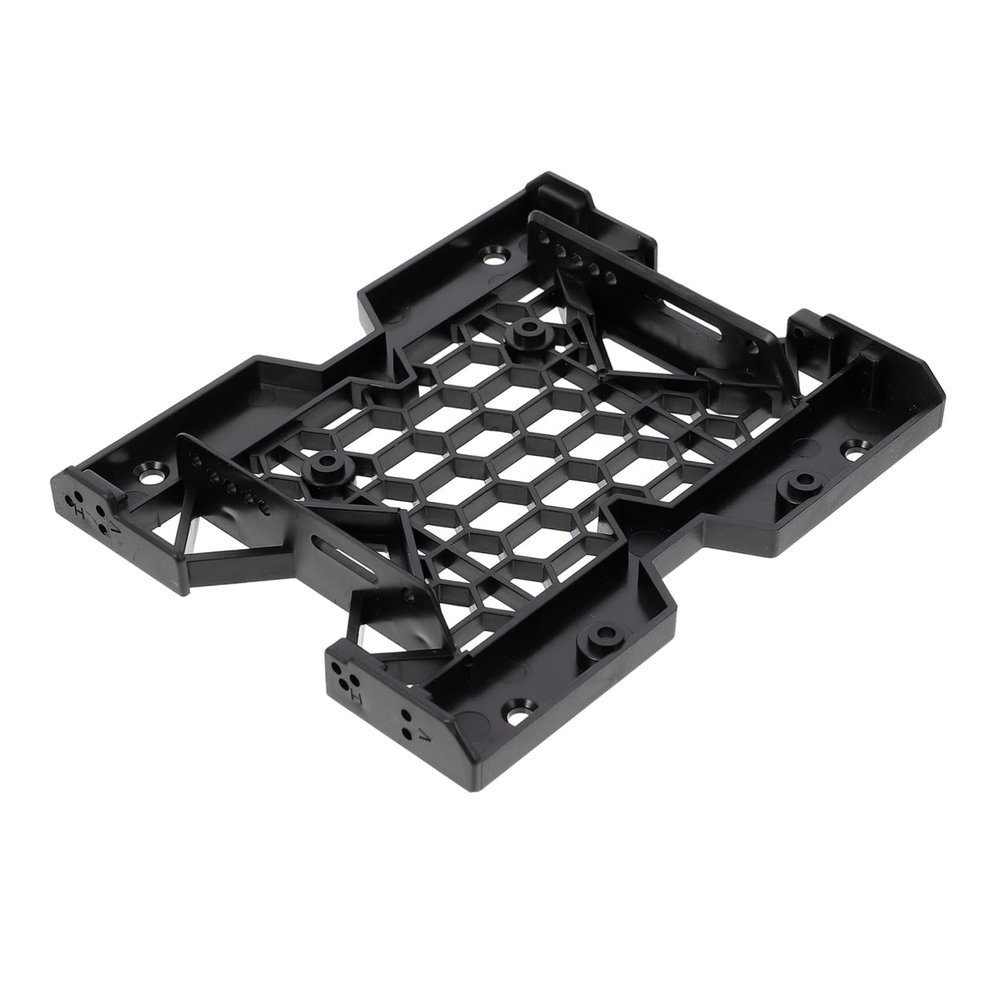 CONGARTENO 2pcs Versatile Hard Drive Conversion Rack to Mounting Kit Ssd Bracket Enclosure Fan Bay Heat Reduction Design