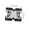 CONGARTENO 2pcs Versatile Hard Drive Conversion Rack to Mounting Kit Ssd Bracket Enclosure Fan Bay Heat Reduction Design view 2
