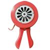 Air Raid Sirens, Handheld Sirens with Foldable Hand Crank Red Aluminium Alloy Portable for Air Raid, Emergency, Defense Drill view 1