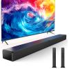2.0 ch 100W Sound Bar for Smart TV, 2-in-1 Detachable Bluetooth 5.3 Speaker with 3 EQ Modes & Adjustable Bass - Home Theater Audio for Movies, Gaming, Music view 1