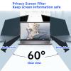 AIZYR Laptop Privacy Screen Filter Anti Blue Light Privacy Filter Screen Protector, Computer Monitor Anti-Spy, Glare Film Anti Peeping Shield Removable,21inch 491mm x288mm view 3