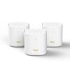 DBIT AX3000 WiFi 6 Mesh Wi-Fi System | 6,500 Sq Ft Coverage & 150 Devices | Dual-Band, Seamless Roaming, Parental Controls | Replaces Wireless Router and Extender | 2 Gigabit Ports Per Unit (3-Pack) view 1