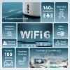 DBIT AX3000 WiFi 6 Mesh Wi-Fi System | 6,500 Sq Ft Coverage & 150 Devices | Dual-Band, Seamless Roaming, Parental Controls | Replaces Wireless Router and Extender | 2 Gigabit Ports Per Unit (3-Pack) view 2