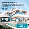DBIT AX3000 WiFi 6 Mesh Wi-Fi System | 6,500 Sq Ft Coverage & 150 Devices | Dual-Band, Seamless Roaming, Parental Controls | Replaces Wireless Router and Extender | 2 Gigabit Ports Per Unit (3-Pack) view 4