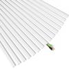 Delamu 236in Cord Hider, Cord Covers for 2-3 Wires on Wall, Premium TV Cable Hider, Paintable Wire Hiders Wire Covers for Cords on Wall, Easier Setup Cable Cover Raceway, W0.94 H0.47in, White view 1