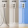 Delamu 236in Cord Hider, Cord Covers for 2-3 Wires on Wall, Premium TV Cable Hider, Paintable Wire Hiders Wire Covers for Cords on Wall, Easier Setup Cable Cover Raceway, W0.94 H0.47in, White view 4