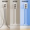 Delamu Large 236in Cord Hider, Cord Covers for 3-4 Wires on Wall, Premium TV Cable Hider, Paintable Wire Hiders Wire Covers for Cords on Wall, Easier Setup Cable Cover Raceway, W1.18  H0.63in, White view 4