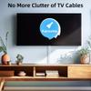 Delamu 63in Cable Hider, Cord Covers for 3-4 Wires on Wall, Paintable Cord Hider, Easy to Use Wire Covers for Cords, Wire Hiders for TV on Wall, Cable Cover Cable Management, W 1.18in H 0.60in view 4