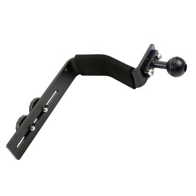 Aluminium Diving Handle Video Stabilizer Holder Extension Diving Bracket with Ball Adapter Accessory