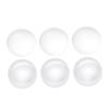 BESTOYARD 6Pcs Double Convex Glass Lens Set 42mm Diameter Focal Length for Optical Experiments High Clarity Acrylic Lens view 1