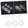 BESTOYARD 6Pcs Double Convex Glass Lens Set 42mm Diameter Focal Length for Optical Experiments High Clarity Acrylic Lens view 4