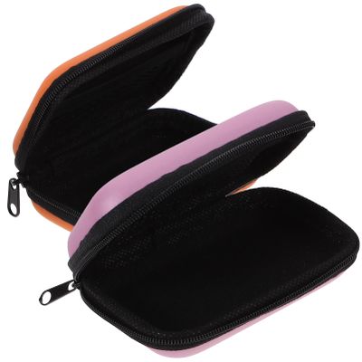 LAPYAPPE 2pcs Portable Hard Drive Carrying Case Hard Drive Storage Box Stylish Organizer for Travel