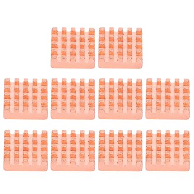 10Pcs Brass Heat Sink P15 x 5 x 15, Electronic Components for Routers, Power Supplies, High Quality Material, and, Fine Teeth Design for Enhanced Heat Diss