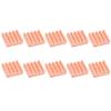10Pcs Brass Heat Sink P15 x 5 x 15, Electronic Components for Routers, Power Supplies, High Quality Material, and, Fine Teeth Design for Enhanced Heat Diss view 4