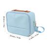 Jiawu Camera Bag, Thickened Anti Shock Camera Case Bag, Compact Camera Shoulder Bags, Crossbody Camera Bag with Adjustable Straps, Suitable for CP910 1200 1300 DSLR Cameras (Blue) view 4