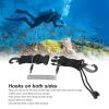 Gavigain Diving Lanyard Professional Loss Proof Coil Lanyard AR-15 M4 Handle Fittings Underwater Diving Diving Snorkelling (Gray) view 4