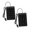 MERRYHAPY 2pcs Mechanical Number Pad Keyboard Portable USB Numeric Keypad Silent Numeric Keypad for Laptop Bank Financial Compact Key view 1