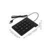 MERRYHAPY 2pcs Mechanical Number Pad Keyboard Portable USB Numeric Keypad Silent Numeric Keypad for Laptop Bank Financial Compact Key view 2