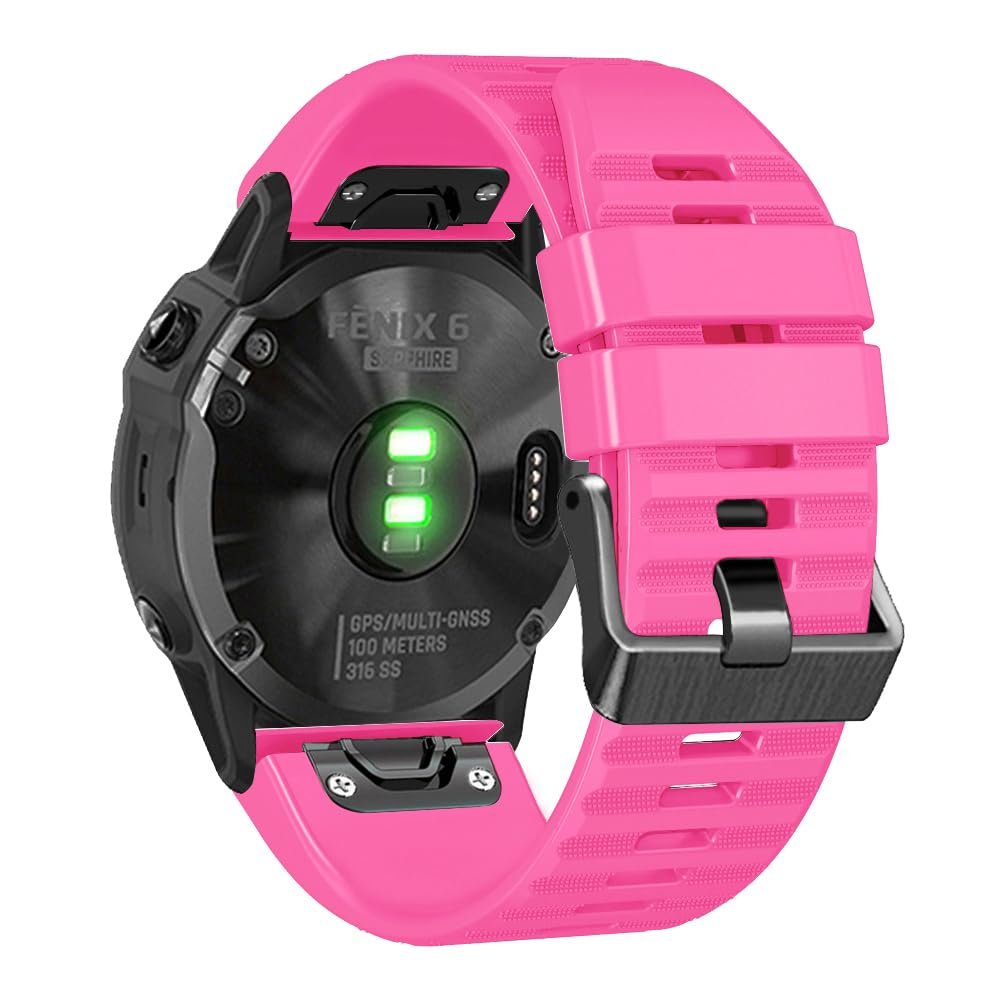 AISPORTS Compatible with Garmin Instinct 3 45mm/E 45mm Band Silicone for Women Men, 22mm Quick Fit Watch Band Bracelet Sport Wristband Replacement Strap for Garmin Instinct 2/1/Crossover