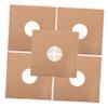 VANZACK 5pcs Vinyl Record Storage Sleeves Kraft Protection for Matte Finish Easy Access Collector-Friendly view 1