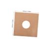 VANZACK 5pcs Vinyl Record Storage Sleeves Kraft Protection for Matte Finish Easy Access Collector-Friendly view 2