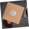 VANZACK 5pcs Vinyl Record Storage Sleeves Kraft Protection for Matte Finish Easy Access Collector-Friendly view 4