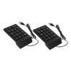 DOITOOL 2pcs Pad Keyboard Computer Number Keypad USB Numpad Keypad for Pc Numeric Silent view 1