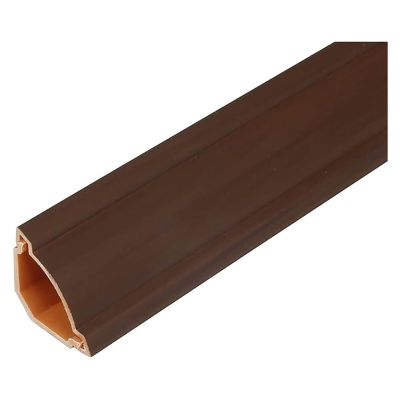 HQLBD Home/Office Cord Cover for Wall Corner, Cuttable PVC Cable Raceways Self-Adhesive, Protect Wires & Prevent Cable Trips, Wall/Floor Mount, 1.5mm Thick(Style-3,36.1ft(1100cm))