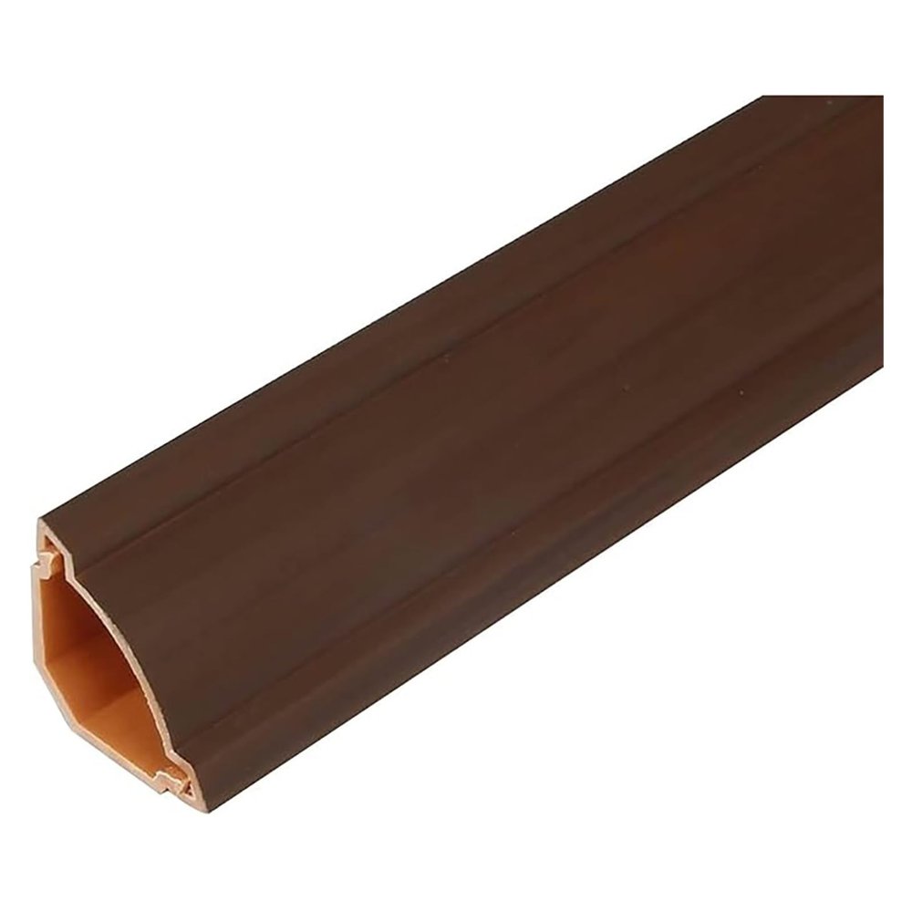 HQLBD Home/Office Cord Cover for Wall Corner, Cuttable PVC Cable Raceways Self-Adhesive, Protect Wires & Prevent Cable Trips, Wall/Floor Mount, 1.5mm Thick(Style-3,36.1ft(1100cm))