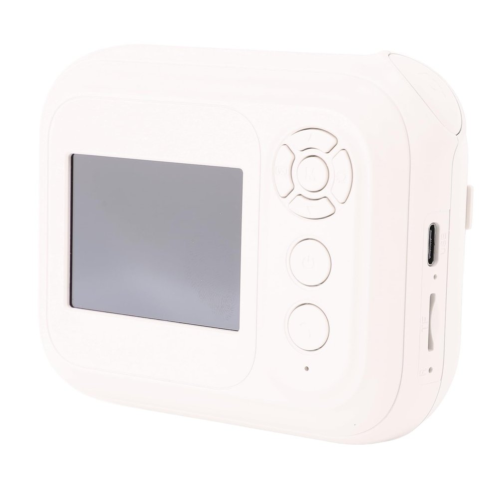 Instant Print Camera, 48MP 1080P Kids Camera with MP3 Game Functions, Selfie Digital Cameras, 6X Zoom Instant Cameras with Print Paper, Gifts for Girls Boys (Beige)