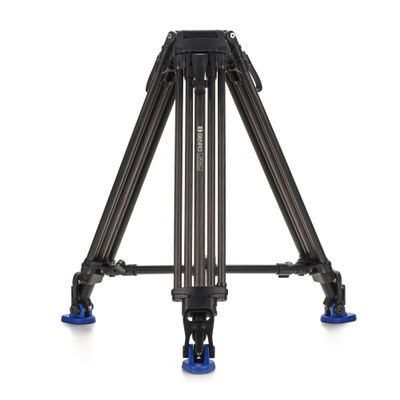 Benro Lightning-Lock Carbon-Fiber Video Tripod  100 mm Bowl, Dual-Stage Legs, 88.2 lb Payload, Mid-Level Spreader (C673LL)