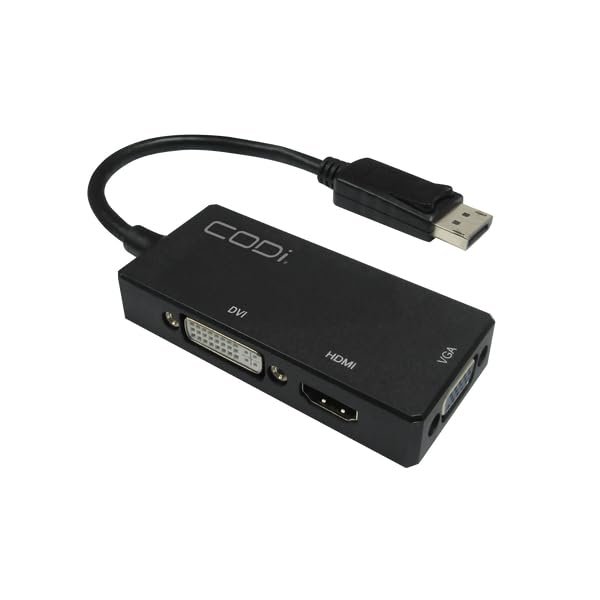 Adapter: DisplayPort to HDMI/DVI/VGA by CODi