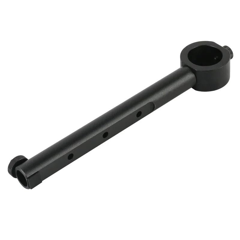 33mm 25mm Diameter Metal Extra Arm Support Holder for Trinocular Stereo Microscope LCD Monitor Display - Black Bar(32mm)