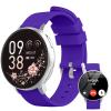 Blintok Smart Watch for Men Women Fitness Tracker with 100+ Sport Modes,Activity Trackers for iOS/Android Waterproof/Heart Rate/Sleep/Steps Monitor/Pedometer Monitor Monitor (Silver+Purple) view 1